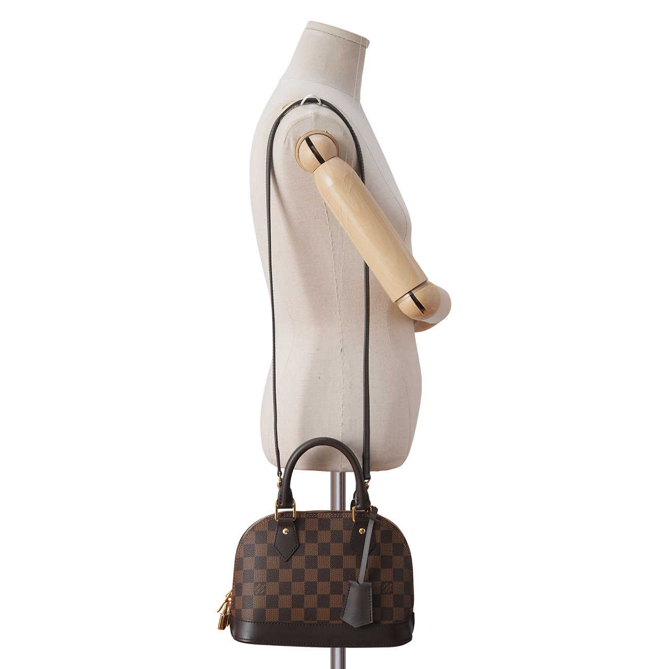 LOUIS VUITTON(USED)루이비통 N41221 다미에 에벤 알마BB & 파셋키링